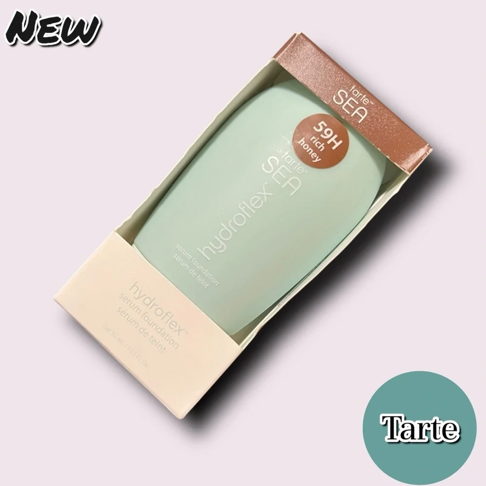 New Tarte SEA Hydroflex Serum Foundation – Shade 59H Rich Honey (30 mL / 1.01 f